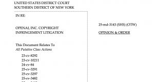 Authors Guild et al: OpenAI loses appeal over unlicensed use of fictional works by ChatGPT